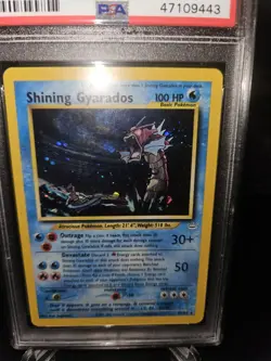 Pokemon Neo Revelation 2001 Shining Gyarados Holo PSA 7 NM 65/64 Double Holo - Image 5