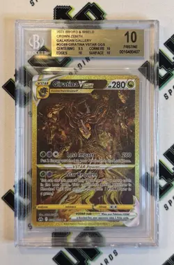 2023 Pokemon SWSH Crown Zenith Galarian Gallery Giratina VSTAR BGS 10 PRISTINE - Image 1