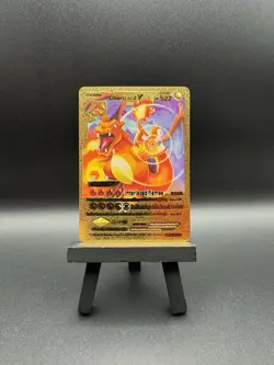 Charizard V Gold Foil Card - Pokemon - Image 1