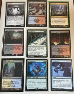MTG Cards Lot of 33 (Foil Fetch And Shocks, Ouroborid, Nykthos, And More!) - Image 1