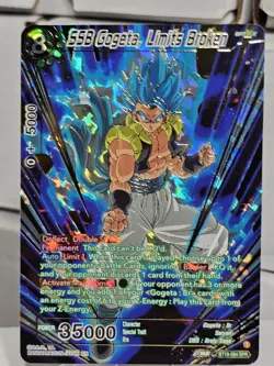 Dragon Ball Super Card Game SSB Gogeta Limits Broken #BT19-084 SPR - Image 5