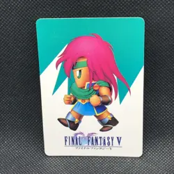 Faris No. 43 FF5 Final Fantasy 5 Card Very Rare Square 1992 From Japan JP F/S - Image 1