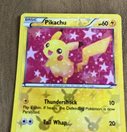 Pikachu RC7/RC25 Legendary Treasures: Radiant Collection Holo Trading Card - Image 3