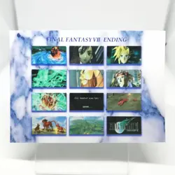 #057 FinalfantasyⅦ Ending Final Fantasy Ⅳ 4 Art Museum card JAPAN GAME square - Image 1