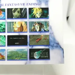 #057 FinalfantasyⅦ Ending Final Fantasy Ⅳ 4 Art Museum card JAPAN GAME square - Image 5