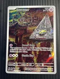 Pokemon TCG Drowzee Scarlet & Violet Base Set Holo Illustration Card 210/198 - Image 2