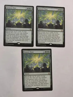 3x Genesis Wave - Foundations - Near Mint - Magic the Gathering - Image 1