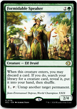 Formidable Speaker [Lorwyn Eclipsed] Magic - MTG ECL 0176 NM 🌳 - Image 1