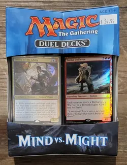 2017 NEW & FACTORY SEALED MTG Duel Decks Mind VS. Might, NM-VF - Image 1