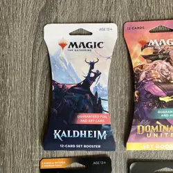 12 Packs MTG Magic The Gathering Booster Pack Bundle Lot-Double Masters + More - Image 2