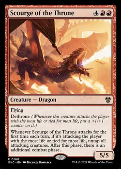 1x Scourge of the Throne NM Eng MTG - Commander Karlov Manor - Image 1