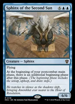 1x Sphinx of the Second Sun NM Eng MTG - Commander Karlov Manor - Image 1