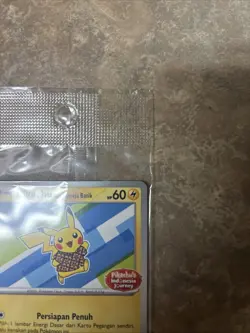 Pokemon Pikachu Berkemeja Batik 154/SV-P Stamped Indonesia Journey Promo Sealed - Image 3