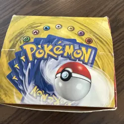 Pokemon TCG Base Set Shadowless Empty Booster BOX ONLY Green Wing Chari Wotc USA - Image 2