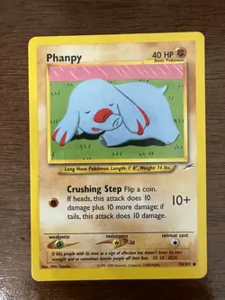 PHANPY NEO DESTINY SET POKEMON CARD 76/105 LP - Image 1