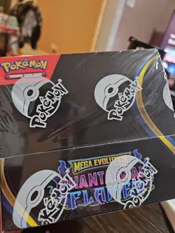 Pokemon ME2 Mega Evolution Phantasmal Flames Booster Box (Factory Sealed) - Image 1