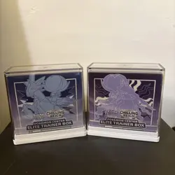 Pokemon Center Chilling Reign ERROR ETB Set Shadow & Ice with Target ETB Case - Image 1