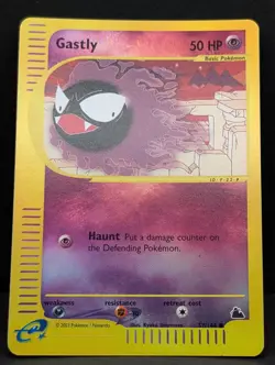 Gastly 57/144 Skyridge Reverse Holo Rare Pokemon TCG Nintendo e-reader NM - Image 3