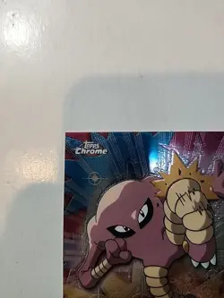 2000 Topps Chrome Pokemon TV Animation Edition Series 2 Foil #106 Hitmonlee - Image 4