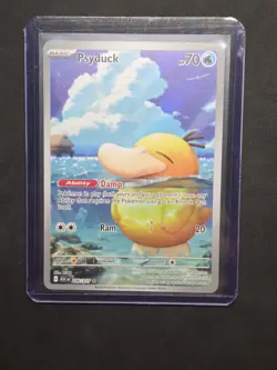 Pokemon Psyduck Full Art Holo Rare Card 226/217 ASC Set HP 70 English - Image 3