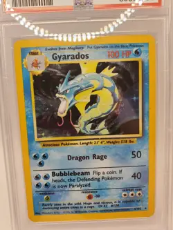1999 Pokemon Game #6 Gyarados-Halo EX-MT PSA 6 - Image 4