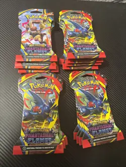 Pokemon Tcg Mega Evolutions Phantasmal Flames Sleeved Booster Pack Lot x18 - Image 1