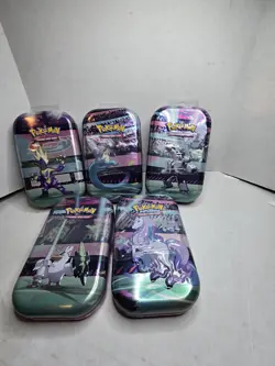 Pokemon Galar Power Mini Tins Lot of 5 2020 c23 - Image 1