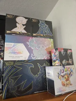 Pokemon Center Prismatic,mega Evolution Etb Nd Boosterbox & Phantasmal And... - Image 1