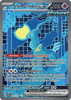 1x Iron Crown ex - 158/131 - Special Illustration Rare NM-Mint Pokemon SV08.5 - - Image 1