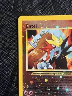 Pokemon TCG *3.5 SWIRL* Entei 34/53 Wotc Promo Reverse Holo (English) - NM(-) - Image 5