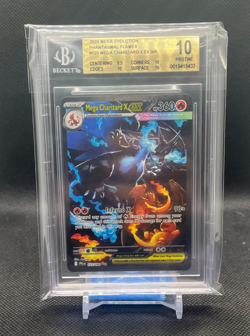 2024 Pokemon Phantasmal Flames Mega Charizard X ex 125/094 SIR BGS 10 Pristine - Image 1