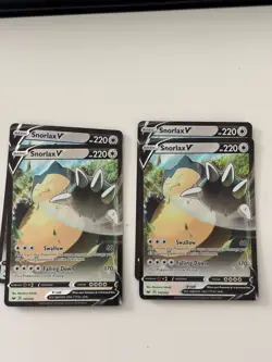 Snorlax V 141/202 Sword & Shield 2020 Ultra Rare Holofoil Pokemon - Image 2