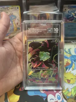 Pokemon Bulbasaur 133/132 Mega evolution Illustration Rare TAG 10 Gem Mint - Image 1