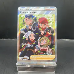 Pokemon TCG Crown Zenith Friends in Hisui Full Art Holo Ultra Rare Card 148/159 - Image 1