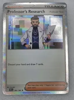 Professor's Research 190/198 Pokemon Scarlet&Violet Holo Rare NM Pack Fresh! - Image 1