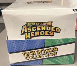Pokemon Ascended Heroes Tech Sticker Collection- Box Of 10 - Image 1