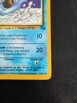 Golduck First Edition Pokemon Fossil 35/62 - Image 4