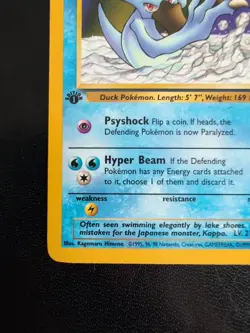 Golduck First Edition Pokemon Fossil 35/62 - Image 5