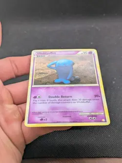 Pokemon Card Wobbuffet Holo 13/123 HeartGold SoulSilver LP-NM - Image 3