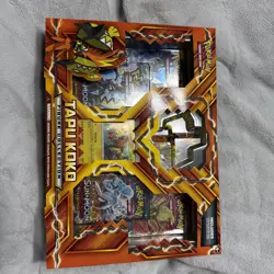 Pokemon TCG Tapu Koko Figure Collection Box Set Factory Sealed & Unopened - Image 1