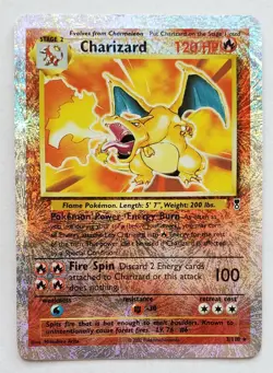 Pokemon Near Mint 2002 Charizard Reverse Holo 3/110 Legendary Collection - Image 1