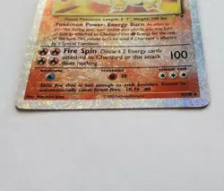 Pokemon Near Mint 2002 Charizard Reverse Holo 3/110 Legendary Collection - Image 5