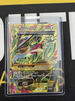 Pokemon M Rayquaza EX (Shiny Full Art) - XY - Ancient Origins (AOR) 98/98 - Image 1
