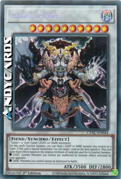CHAOS ANGEL • (Angelo Del Chaos) • Segreta • CYAC EN044 • 1Ed • Yugioh ANDYCARDS - Image 1