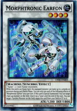Morphtronic Earfon OP20-EN009 Yu-Gi-Oh! Light Play Unlimited - Image 1