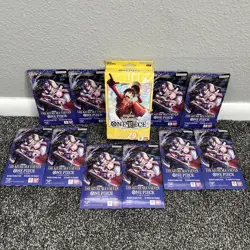One Piece Egghead Starter Deck [ST29] New Sealed In Hand + 10 TCG booster packs - Image 2