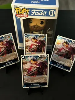 Cavendish OP10-045 Playset (4x) | OP10 | English | One Piece TCG - Image 1