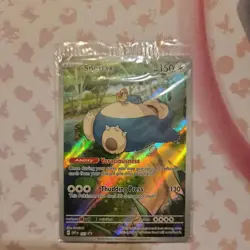 Pokemon TCG Snorlax SVP051 Promo Card Sealed, Near Mint Condition #051 - Image 3