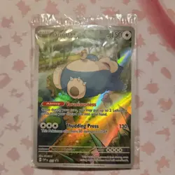 Pokemon TCG Snorlax SVP051 Promo Card Sealed, Near Mint Condition #051 - Image 1