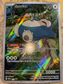 Pokemon TCG Snorlax SVP051 Promo Card Sealed, Near Mint Condition - Image 1